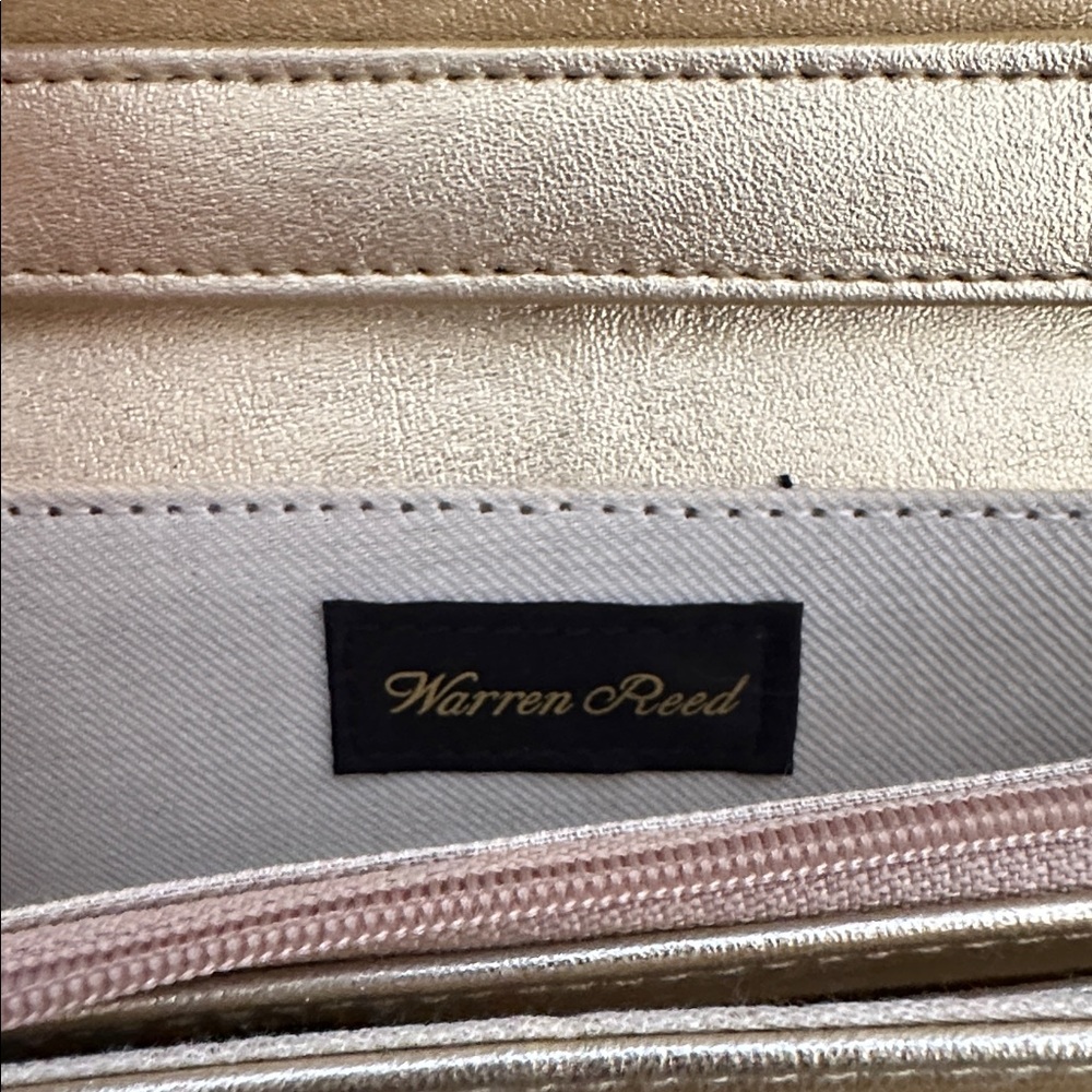 Warren Reed Gold Crossbody Bag - Picture 7 of 10